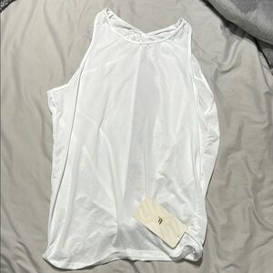 Fabletics White Sleeveless Top-nwt